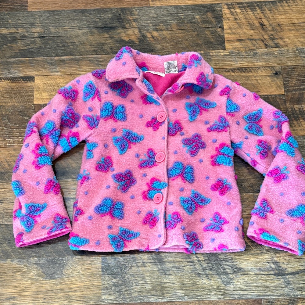 Flapdoodles Vibrant Pink and Blue Jacket